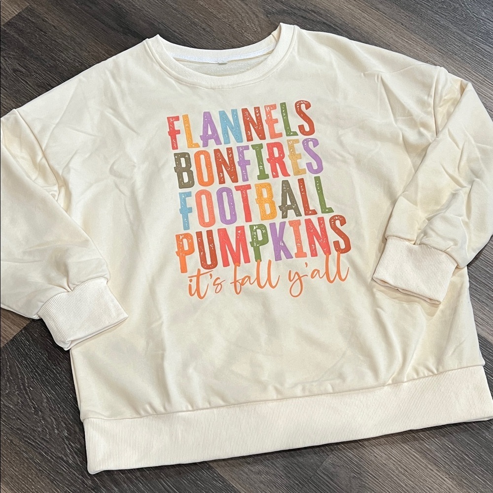 (5) NWOT Graphic Sweatshirt